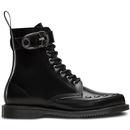DR MARTENS Retro 70s Geordin Punk Safety Pin Boots