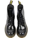 1460 W DR MARTENS Retro 60's Patent Black Boots