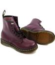 1460 W DR MARTENS Retro 60's Smooth Purple Boots