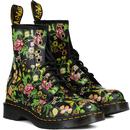 1460 Floral Bloom DR MARTENS Retro Boots (Black)