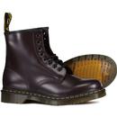 1460 DR MARTENS Mod Burgundy Smooth Leather Boots 