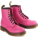 1460 DR MARTENS Retro Fuchsia Leather Ankle Boot