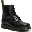 dr martens mens 1460 abruzzo back contrast detail leather boots black brown