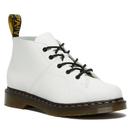 dr martens womens church smooth leather monkey shoes white