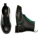 DR MARTENS 1460 GS Smooth Mod Boots (Black/Green)