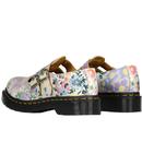 Dr Martens Mary Jane Backhand Floral Retro Shoes