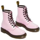 DR MARTENS 1460 Womens Patent Lamper Boots (Pink)