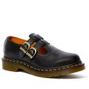 dr martens womens mary jane shoes smooth leather black
