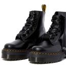 Molly DR MARTENS Women's Platform Leather Boots B