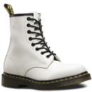 1460 DR MARTENS Men's Retro White Leather Boots