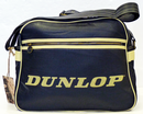 DUNLOP Retro Mod Soft Cracked PU Shoulder Bag (N)