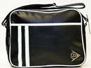 DUNLOP Retro Racing Stripe Perforated Shoulder Bag