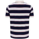 Edmond Fila Vintage Yarn Dye Stripe Polo Shirt G/N