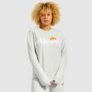 Ellesse Women's Agata Retro 90s Logo Sweatshirt in Light Grey