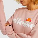 Agata ELLESSE Women's Retro 90s Sweatshirt (Pink)