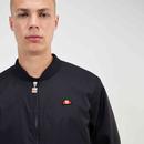 Belgravia Ellesse Retro Windbreaker Jacket Black