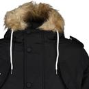 Blizzard Ellesse Retro Fleece Lined Padded Parka B