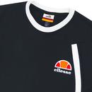 Cubist ELLESSE Retro Classic Logo Ringer T-Shirt N
