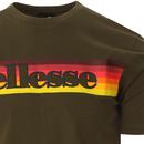 Dreilo ELLESSE Retro 90s Rainbow Stripe Logo Tee K
