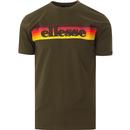 Dreilo ELLESSE Retro 90s Rainbow Stripe Logo Tee K