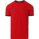 Fedora ELLESSE Men's Classic Retro Logo Tee (Red)