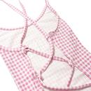 Fonti Ellesse Gingham Retro 70s Mini Dress (Pink)