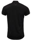 Gatlin ELLESSE Retro Sports Zip T-Shirt in Black