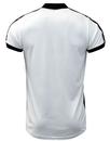 Gatlin ELLESSE Retro Sports Zip T-Shirt in White