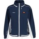 ellesse mens gandini live forever full zip hooded lightweight jacket navy
