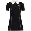 Ellesse Glover Retro 80s Tennis Dress in Black SGV20151
