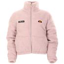 ellesse womens fleece jacket light pink