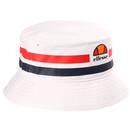 Ellesse Lanori Retro 90s England Bucket Hat in White
