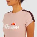 Malis ELLESSE Women's Retro Jet Stripe Tee (Pink)