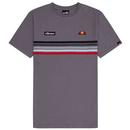 Ellesse Marsella Two Retro Chest Stripe T-shirt in Grey SHR21208