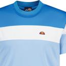 Mendoza Ellesse Retro 80s Colour Block T-shirt B