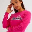 Merc ELLESSE Colourful Logo Retro Sweatshirt PINK