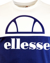 Olympico ELLESSE Cut & Sew Retro 80s Logo Tee