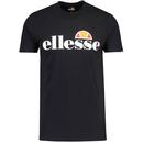 Ellesse SL Prado Retro Logo Tee in Black SHC07405 Front Photo