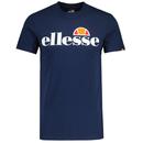 Ellesse SL Prado Retro Logo T-shirt in Navy Front Photo 1