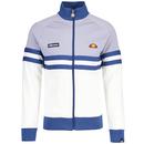 Ellesse Rimini Retro 80s Track Jacket in Lavender and Off White