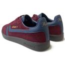 Roma Ellesse Retro 80s Suede Cupsole Trainers B/N