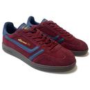 Roma Ellesse Retro 80s Suede Cupsole Trainers B/N