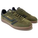 Roma Ellesse Retro 80s Suede Cupsole Trainers K/B