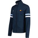 Roma ELLESSE Retro Sleeve Stripe Track Top N/LB/W