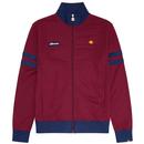 Ellesse Roma Retro 80s Track Jacket in Burgundy SHR02239