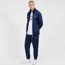 Ellesse San Marino Retro 80s Tracksuit in Navy