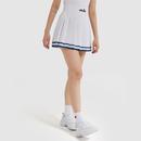 ellesse skate pleated tennis skirt white