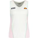 Moltedo Ellesse Women's Retro Sports Vest  (White)
