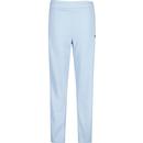 ellesse womens teodoro snap stud side sripe track pants light blue