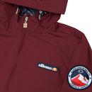 Terrazzo ELLESSE 80s Hooded Ski Jacket - Zinfandel